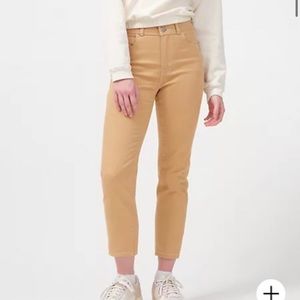 LEVI’S 724 high rise straight crop in “iced coffee”